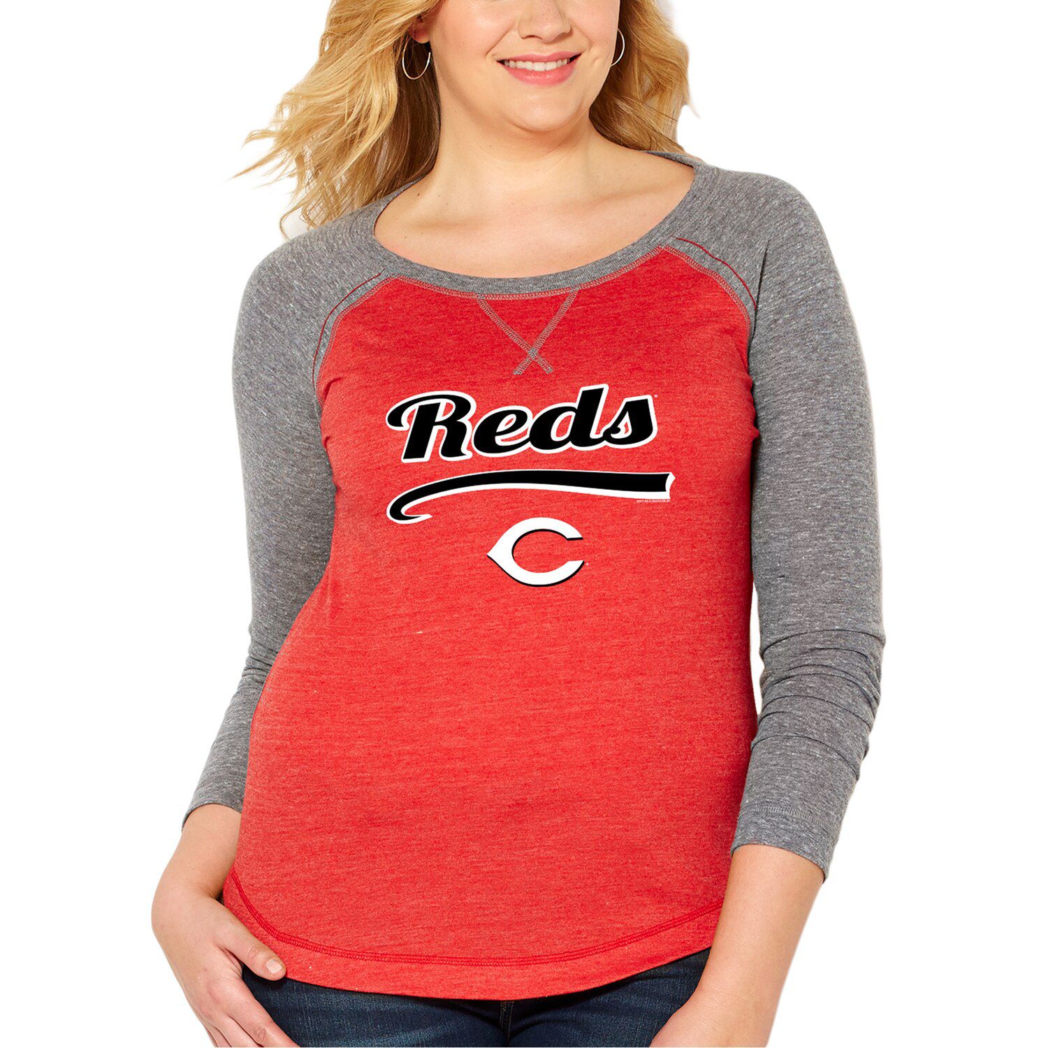 women's plus size cincinnati reds shirts