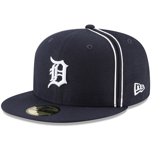 Men's New Era Navy Detroit Tigers Y2K Soutache 59FIFTY Fitted Hat