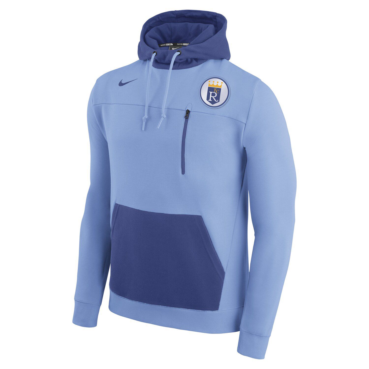 light blue nike pullover