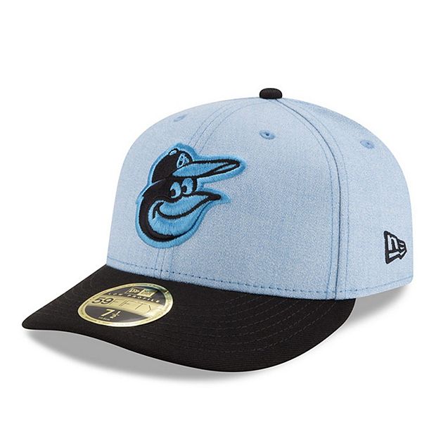 Baltimore Orioles New Era Logo White 59FIFTY Fitted Hat - Sky Blue