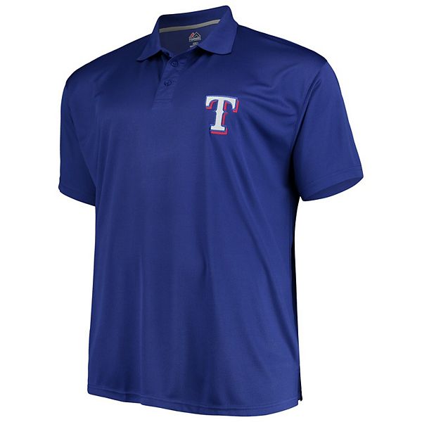 Texas Rangers Big & Tall Jersey Short Sleeve Pullover Hoodie T-Shirt - Royal