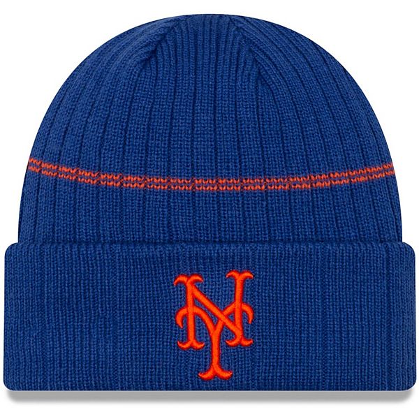 speler Monetair Afleiden Men's New Era Royal New York Mets Primary Logo On-Field Sport Cuffed Knit  Hat