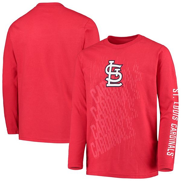 Youth Red St. Louis Cardinals Score Long Sleeve T-Shirt