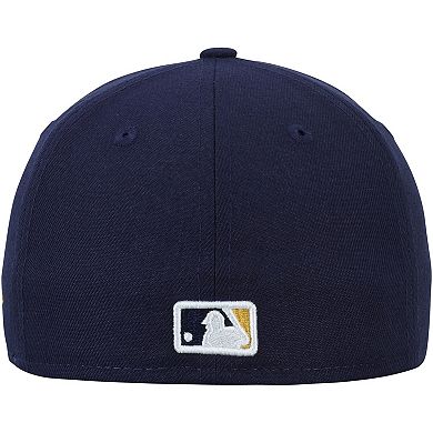 Youth New Era Navy Milwaukee Brewers Authentic Collection On Field 59FIFTY Fitted Hat