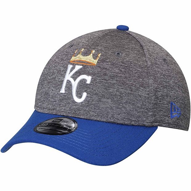 Women's New Era Heathered Royal Kansas City Royals Contrast