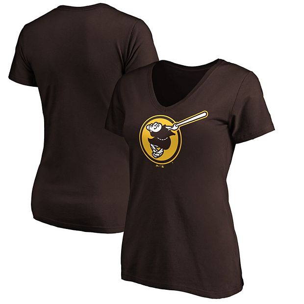 San Diego Padres Primary Logo Graphic T-Shirt - Womens