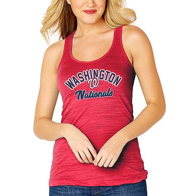 Women's Soft as a Grape Red Washington Nationals Multicount Racerback Tank Top