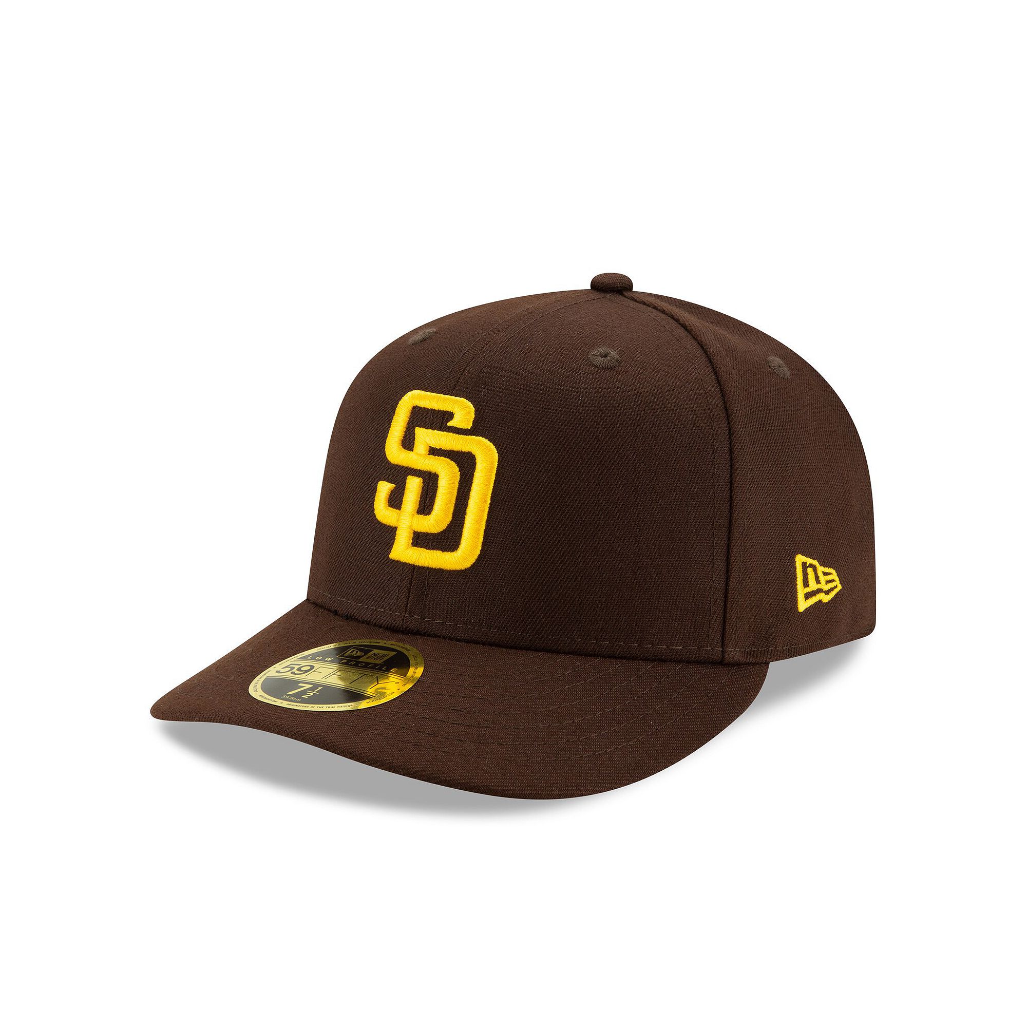 Mens New Era Brown San Diego Padres Authentic Collection On-Field Low Prof