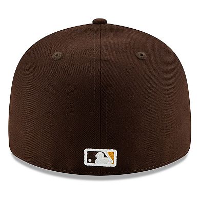 Men's New Era Brown San Diego Padres Authentic Collection On-Field Low Profile 59FIFTY Fitted Hat
