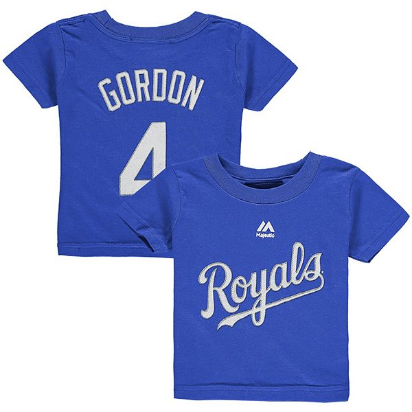 Men's Majestic Alex Gordon Light Blue Kansas City Royals