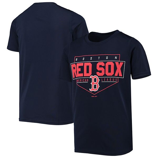 Youth Navy Boston Red Sox Stolen Base Performance T-Shirt