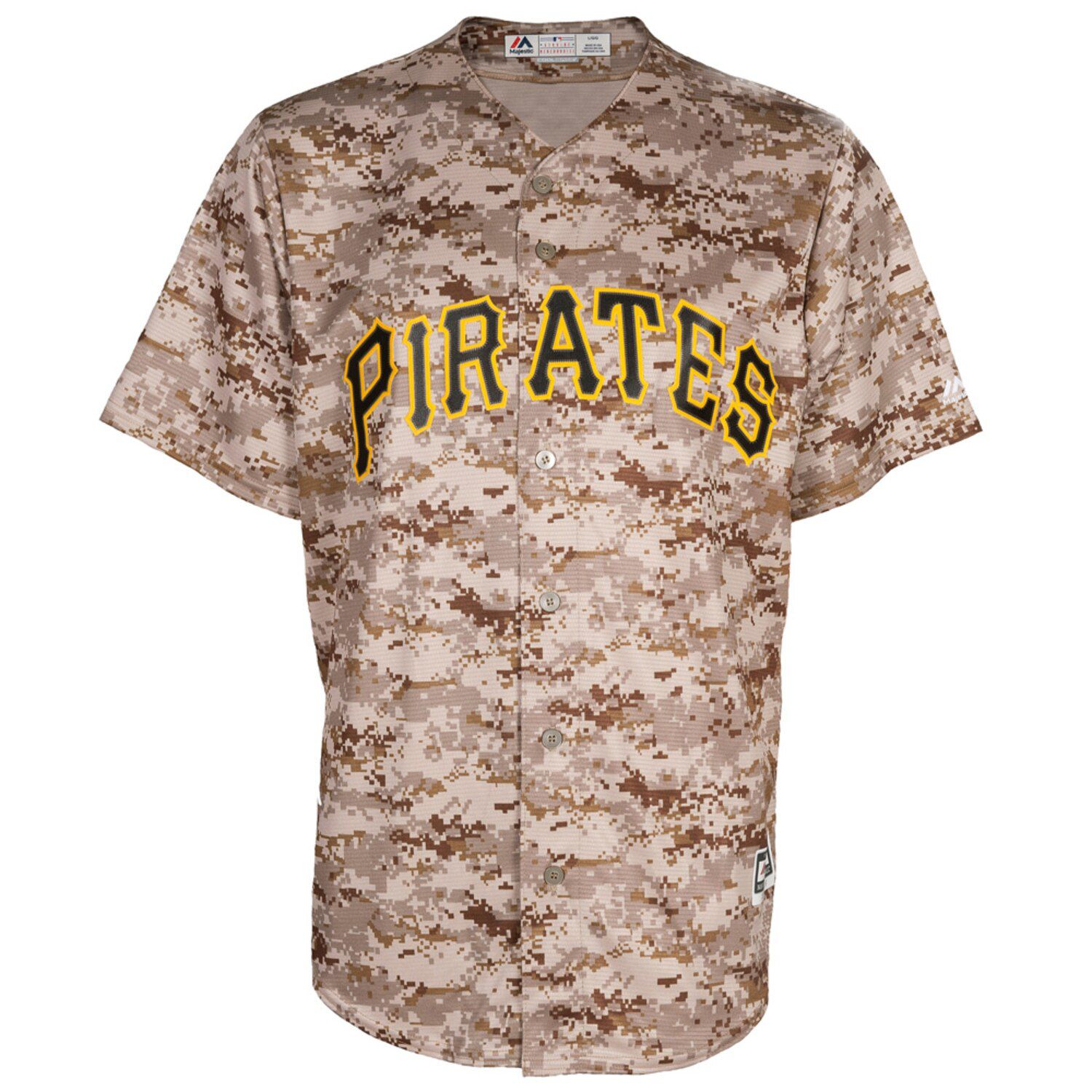 Men's Majestic Camo Pittsburgh Pirates 