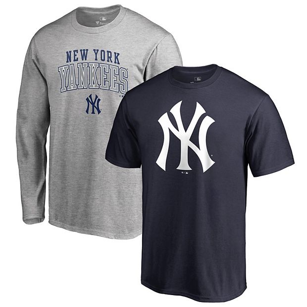 Men's Fanatics Branded Black New York Yankees Official Logo T-Shirt