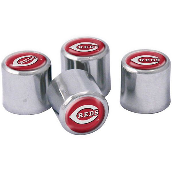 WinCraft Cincinnati Reds 4Pack Valve Stem Covers
