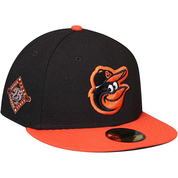 Men's Baltimore Orioles New Era White/Orange 25th Anniversary Turn Back the  Clock Throwback 59FIFTY Fitted