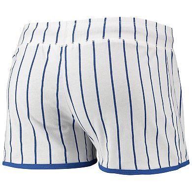 Women's Concepts Sport White/Royal Chicago Cubs Vigor Sleep Shorts