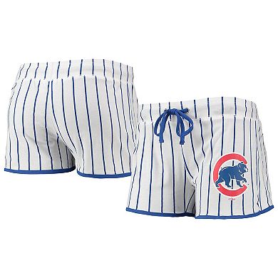 Women's Concepts Sport White/Royal Chicago Cubs Vigor Sleep Shorts