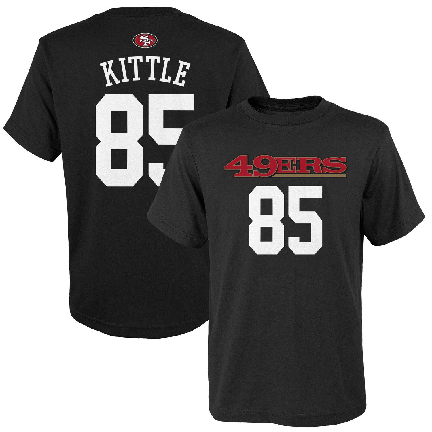 youth black 49ers jersey