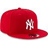 New York Yankees New Era Basic 9FIFTY Adjustable Hat - Red