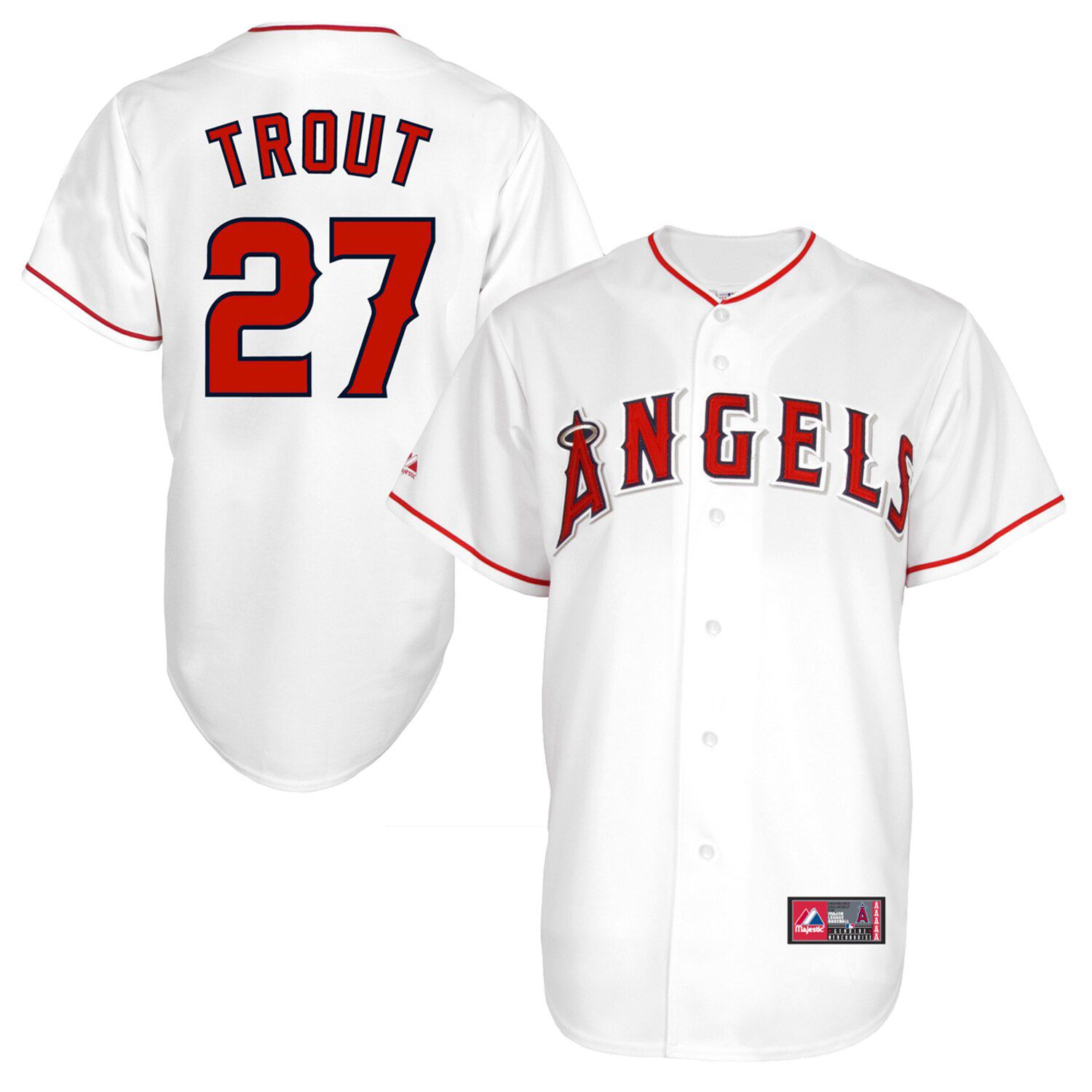 mike trout majestic jersey