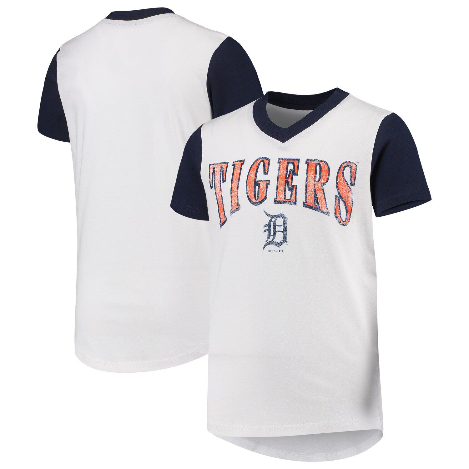 detroit tigers button up jersey