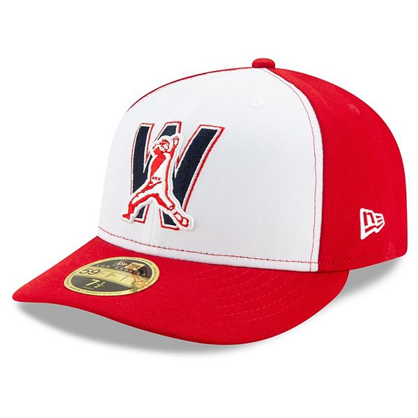 Washington Nationals BIG-UNDER Red Fitted Hat by New Era