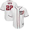 Men's Majestic Juan Soto White Washington Nationals Alternate Official ...