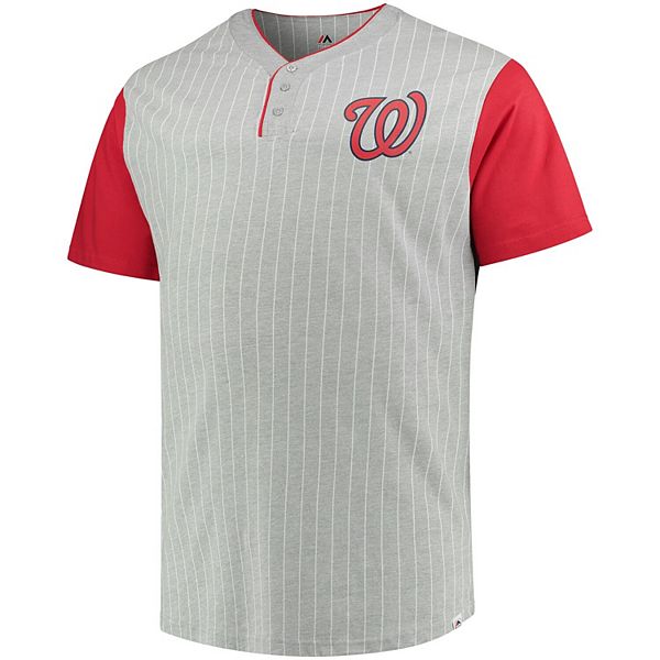 WASHINGTON NATIONALS DRI FIT MENS MAJESTIC GOLF SHIRT POLO NEW 2X