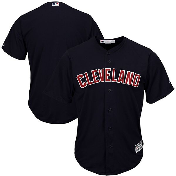 Mens Majestic Navy Cleveland Indians Alternate 2019 Cool Base Team Jersey