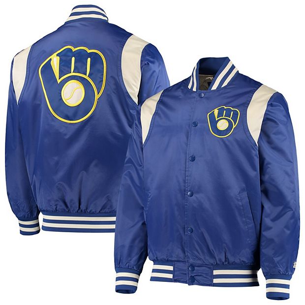 Milwaukee Brewers MLB Starter Vintage Full Zip Team Jacket