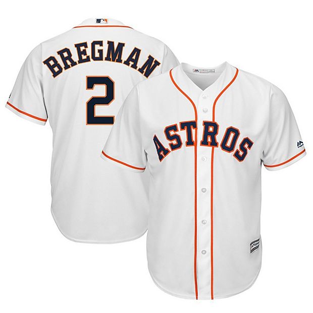 Men's Majestic Alex Bregman White Houston Astros Big & Tall Cool Base  Player Jersey