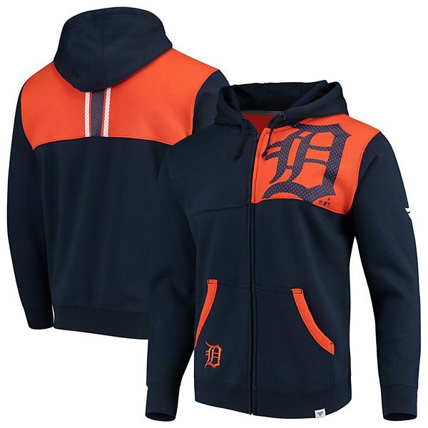 Under Armour MLB Detroit Tigers Blue Hoodie Pullover Boys Size Large