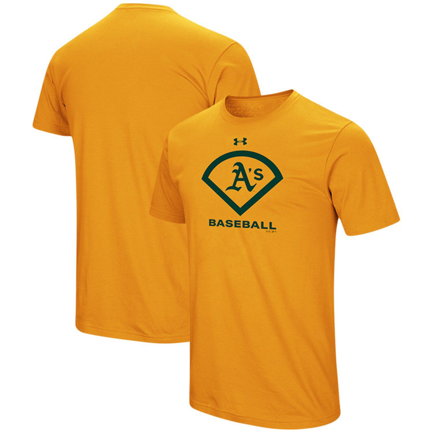 under armour gold shirt