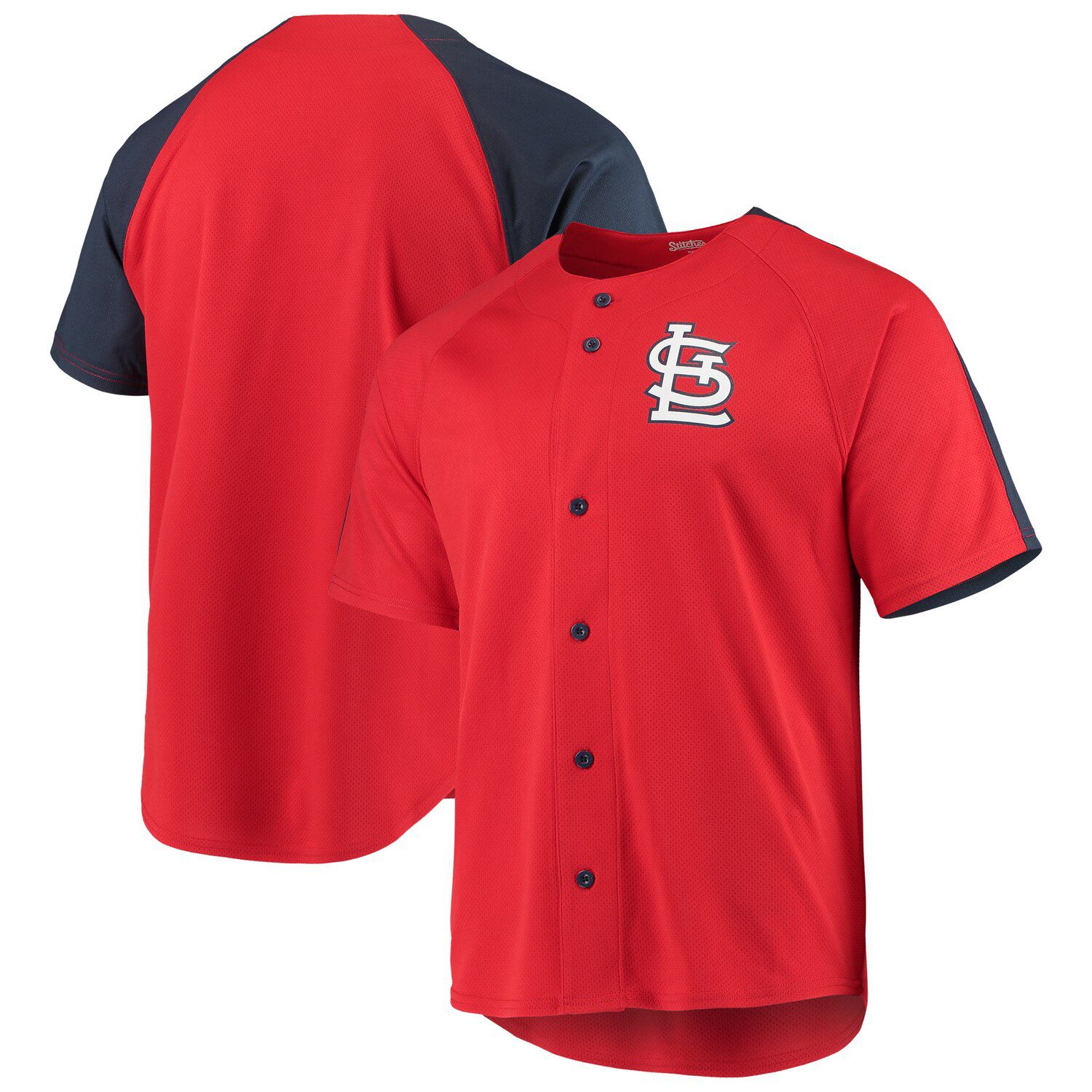 St. Louis Cardinals Logo Button-Up Jersey