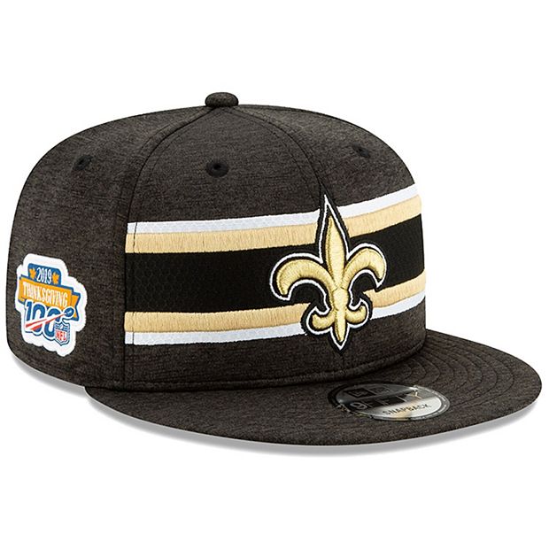 Youth New Era Black Orleans Saints Tear 9FIFTY Snapback Hat