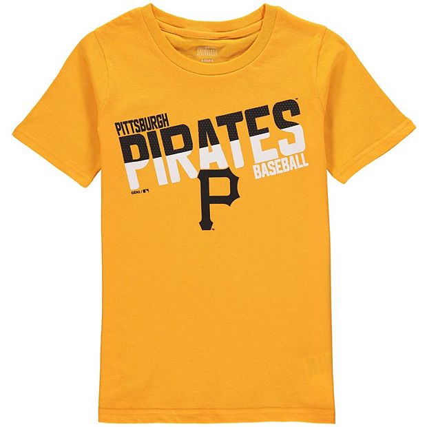 Pittsburgh Pirates Youth Logo T-Shirt - Gold