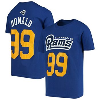 Nike Aaron Donald White Los Angeles Rams Player Graphic T-shirt for Men