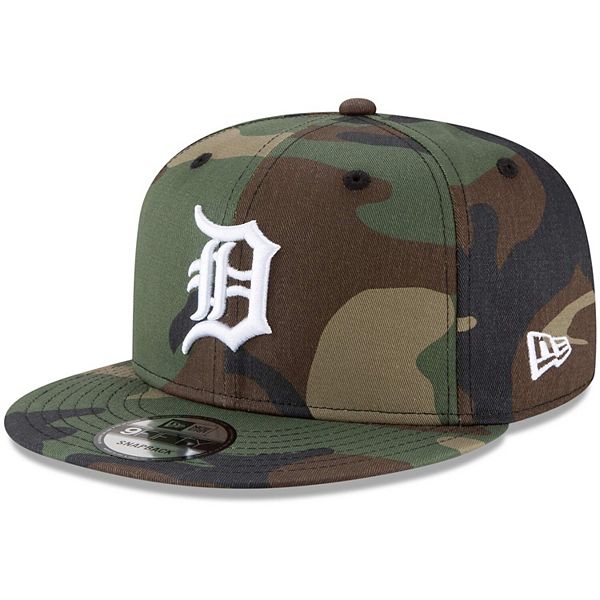 Men's New Era Camo Detroit Tigers Basic 9FIFTY Snapback Hat
