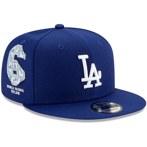 Men's New Era Blue Los Angeles Dodgers Tribute 9FIFTY Adjustable Hat