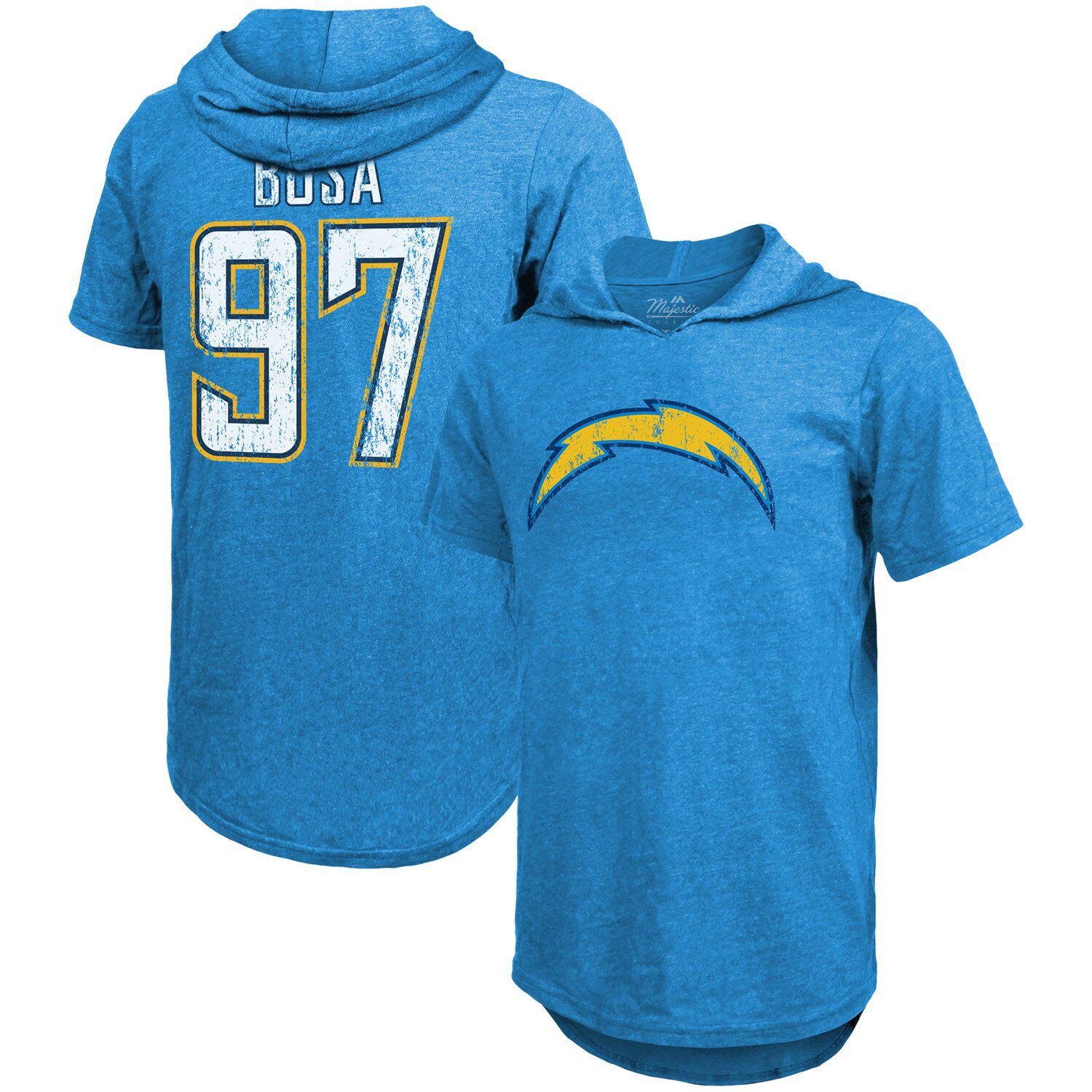 chargers powder blue hoodie