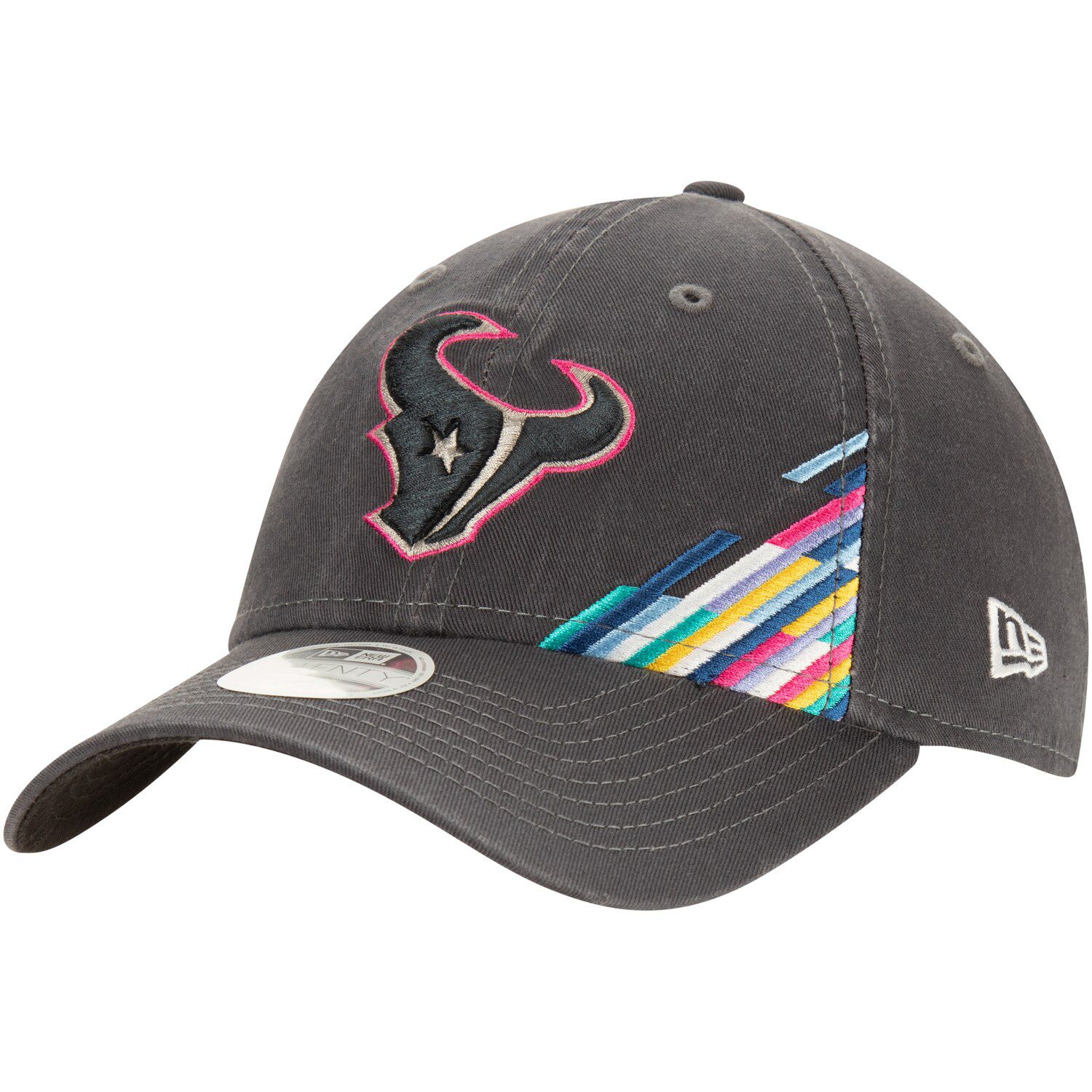 New Era Heathered Gray Houston Texans 