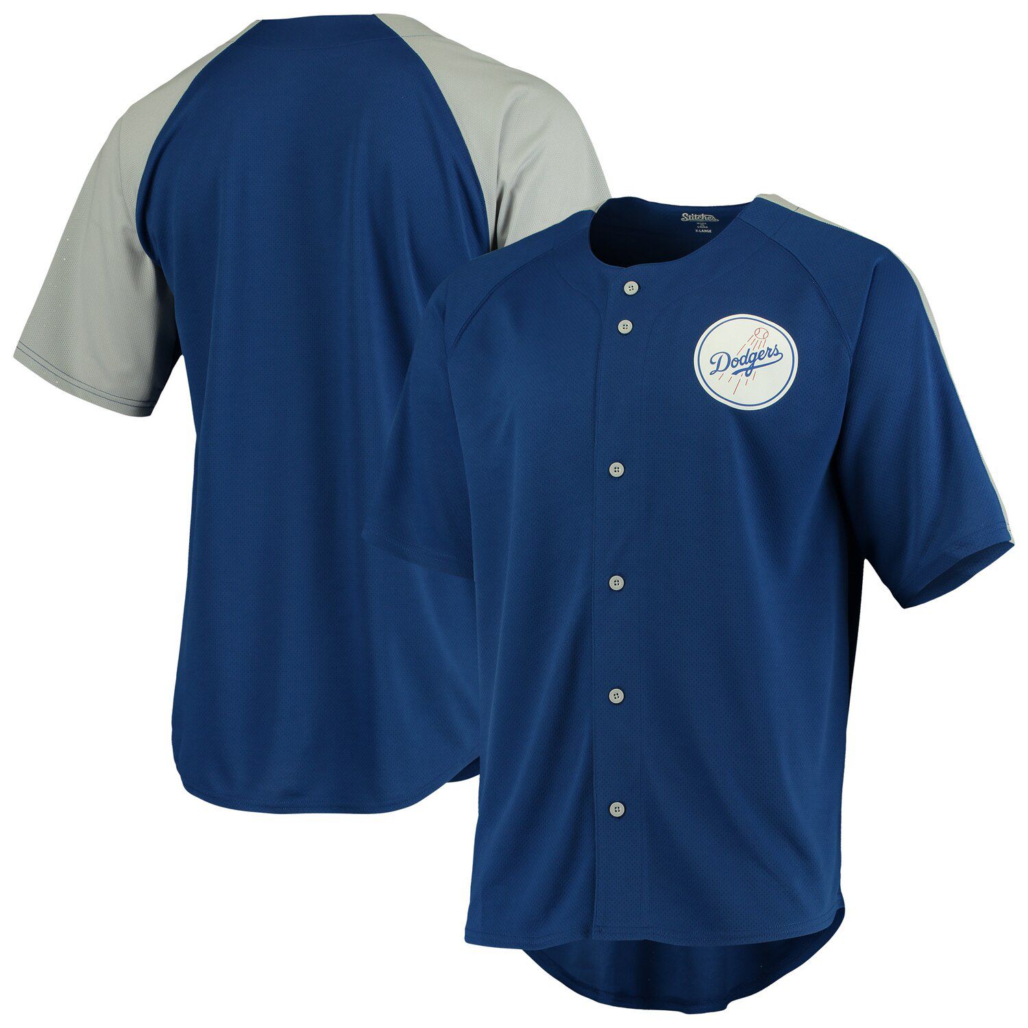 dodgers button shirt