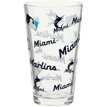 Miami Marlins Full Wrap Pint Glass