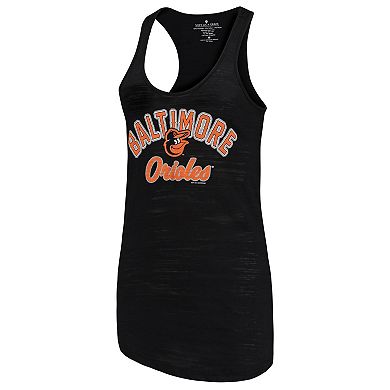 Women's Soft as a Grape Black Baltimore Orioles Multicount Racerback ...