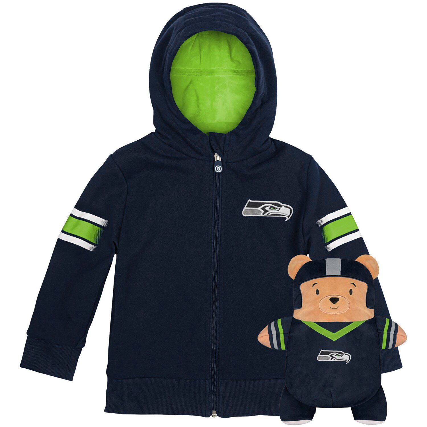 seahawks zip hoodie