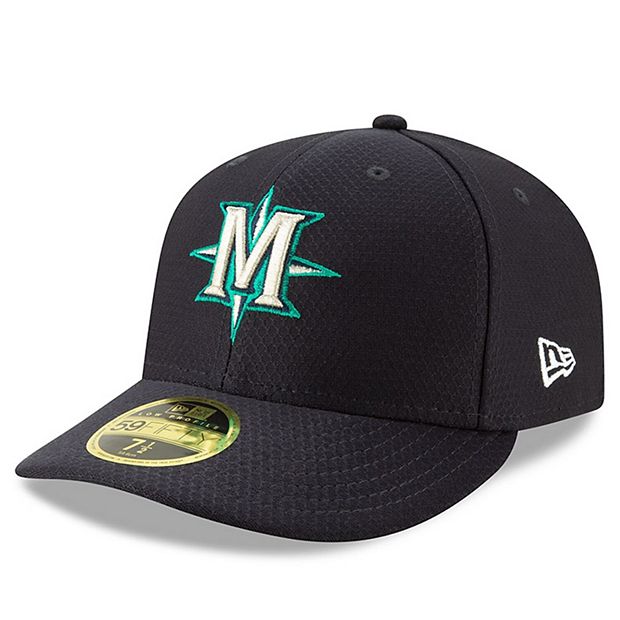 New Era Men's Miami Marlins Batting Practice Black 59Fifty Fitted Hat