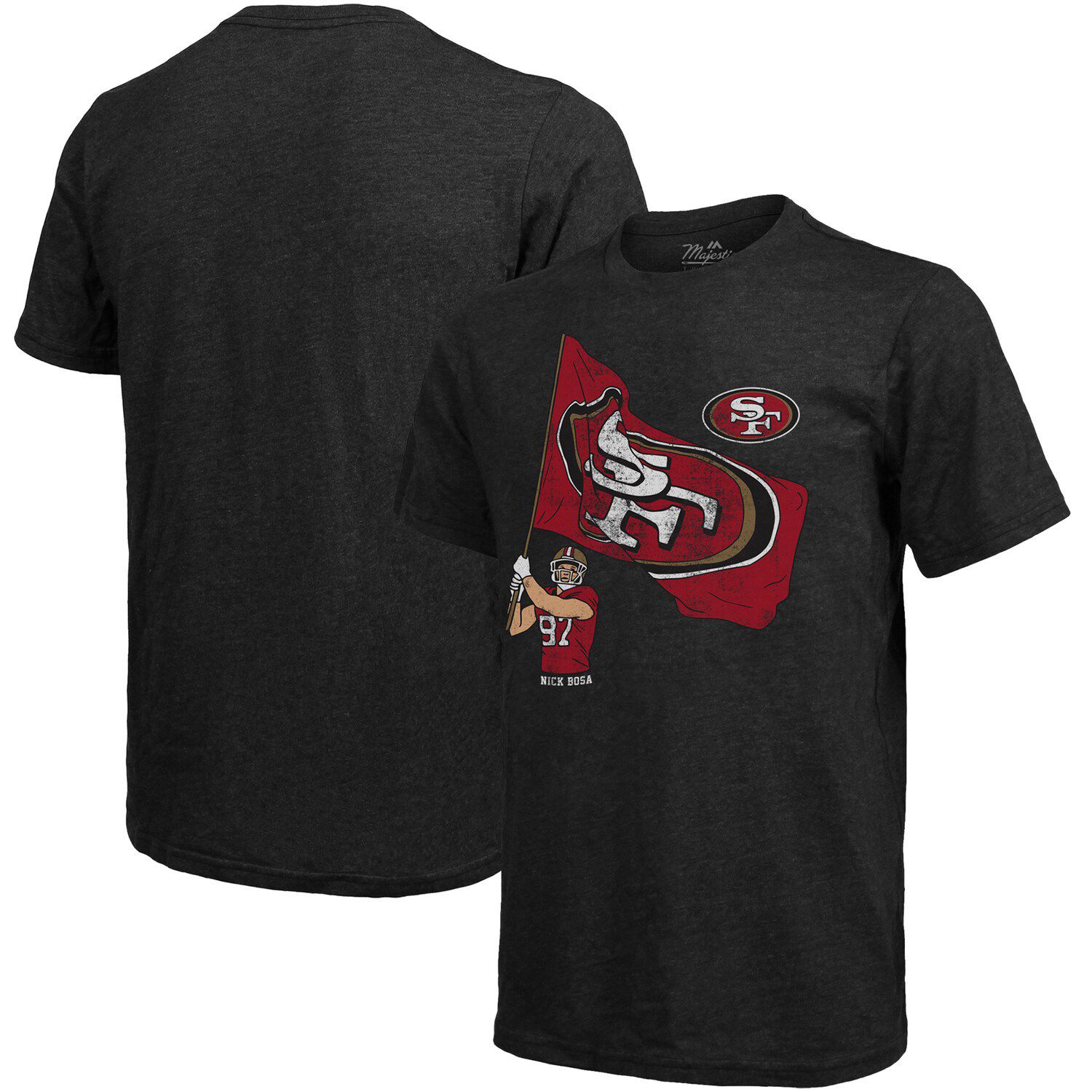 Fanatics Branded Nick Bosa Scarlet San Francisco 49ers Big And