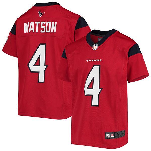 Youth Nike Deshaun Watson Red Houston Texans Player Game Jersey