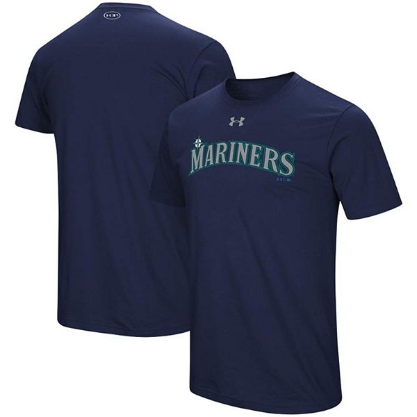 Officially Licensed MLB Men's Seattle Mariners Navy T-Shirt