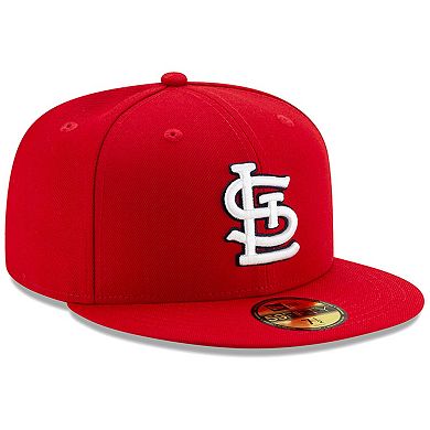 Men's New Era St. Louis Cardinals Red On-Field Authentic Collection 59FIFTY Fitted Hat
